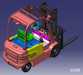 叉車圖紙下載_叉車免費圖紙,設計模型大全 - 沐風網