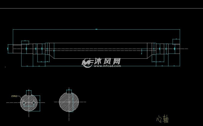 一种挠动偏重转芯轴筒结构制作图