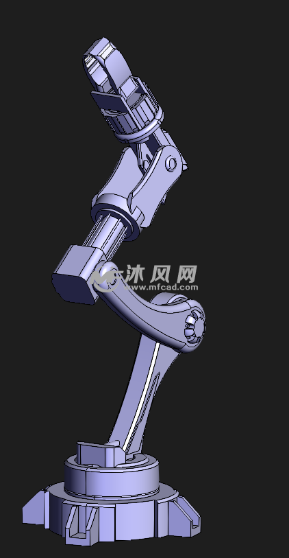 机械臂模型图图纸下载_机器人模型图纸 - 沐风网