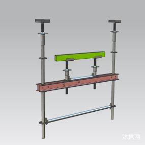 盘扣式脚手架双槽钢托梁图纸合集的封面图