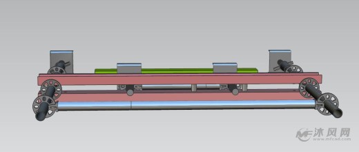 盘扣式脚手架双槽钢托梁仰视图