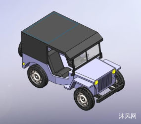 吉普车模型图纸合集的封面图