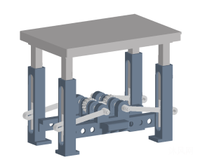 一种抬升机构图纸合集的封面图