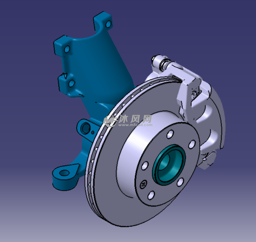 通风盘式制动器刹车