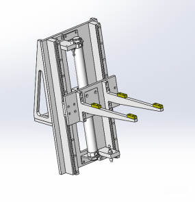 气缸内置浮动升降机构