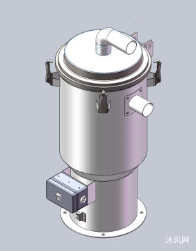 solidworks料斗图纸下载_solidworks免费图纸,设计模型大全 - 沐风网
