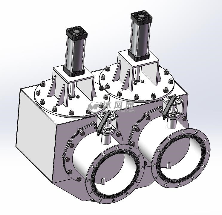 天然气用的五位三通手扳阀气动阀门