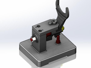 拔叉钻孔夹具设计