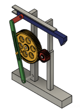 线性往复运动机构装置图纸合集的封面图