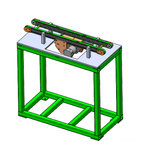 带传送机构月夕花晨1月前7515300solidworks2018原创铰链式传送线三维