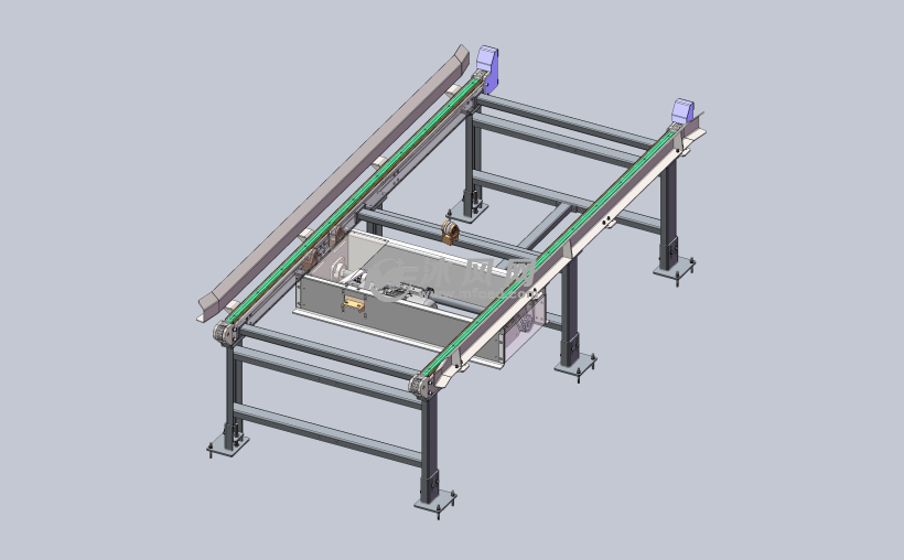 链条机l3000 w1300 h800 - 输送和提升设备图纸 - 沐风网