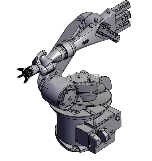 非标机械手臂设计图纸下载_机器人模型图纸 - 沐风网