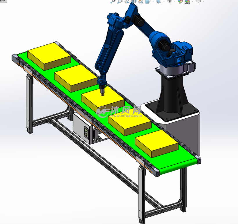 自动拧螺丝线 - 电子产品制造设备图纸 - 沐风网