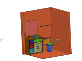 3d�������ִ�װ��Ч��ͼģ��ͼֽ�ϼ��ķ���ͼ