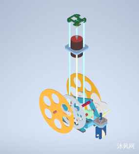 ����С��ģ��inventorͼֽ�ϼ��ķ���ͼ