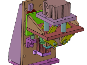 气缸连杆增力机构