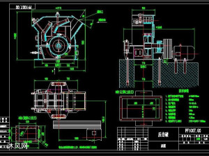 固定破碎机基础图纸图片