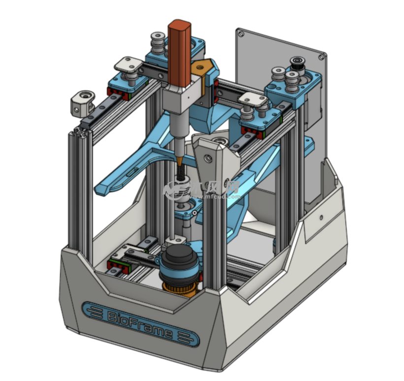 微型3d打印机设计三维模型