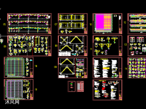 某汽车零部件基地项目物流结构图
