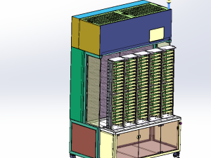 晶圆半封闭回风通道式净化板库系统