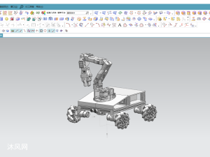 巡逻机器人结构设计与三维模型建立