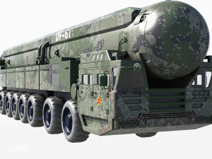 东风61洲际导弹三维模型CAD