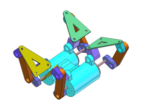蝴蝶简化模型（含动画仿真）