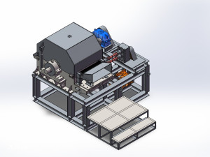铝绞线滚剪破碎机