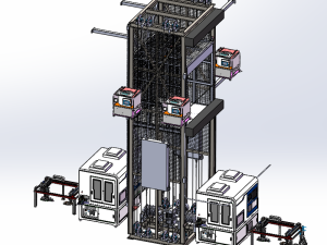 基于重载CNC加工上下料系统