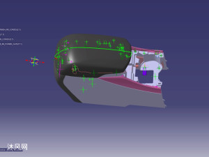 副仪表板后部总成