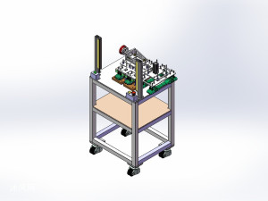 多工位气动装配工装设计模型