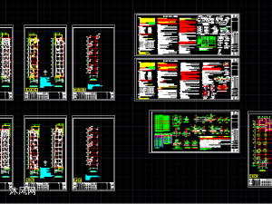 地上2层自行车库结构设计施工图
