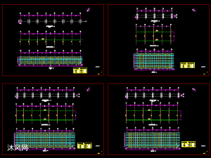 光伏车棚结构图