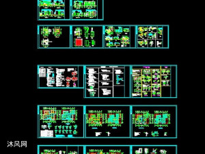 两层苏式江南民居别墅建筑、结构图349平