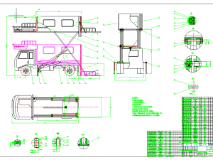 残疾人登机车图纸