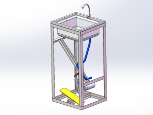 脚踏式模块化洗手台