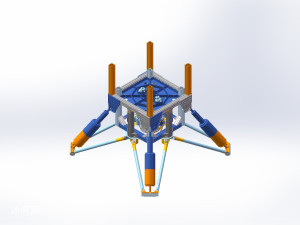 多足式火箭推进器设计模型