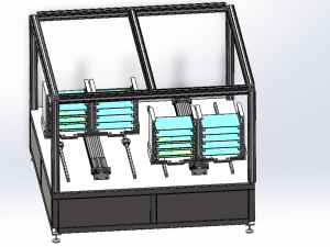 两工位料架滑台