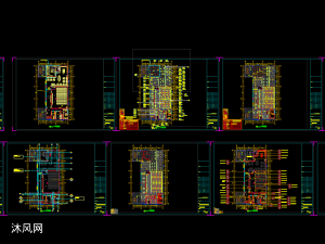 某朵洗衣、健身、会议室、餐厅平面图