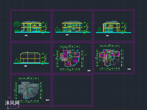 农村自建独栋别墅建筑施工图