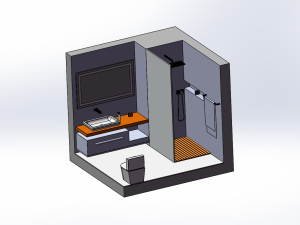 洗漱间浴室布局图