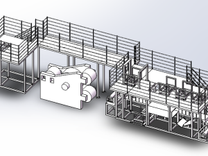 六工位收放卷架