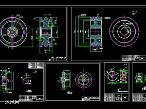 带轮与凸轮类图纸合集