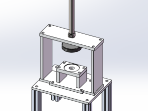 小型精密冲压工装模型