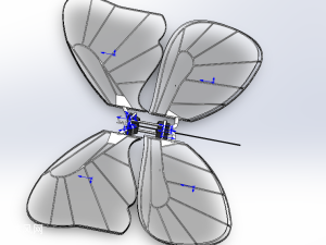 仿生蝴蝶四舵机