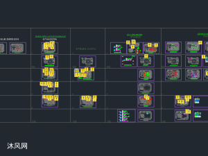 水池供水方案+冷却进+出水平面图