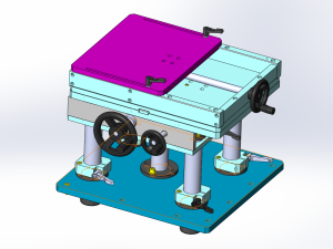 简易手动3轴组件