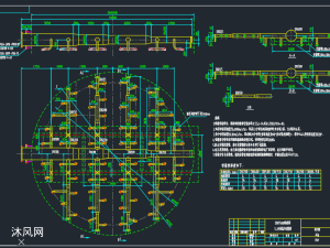 DN9500脱硫塔 2800立方喷淋含梁