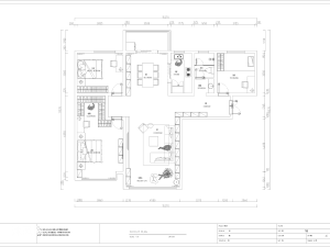 意式风格大平层装饰施工图