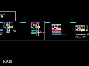 某托臂式壁挂木制柜拆单工艺图纸参考